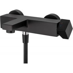 Kronenbach Quara 3.0 Black bateria wannowo-prysznicowa ścienna czarny mat KB100363C11