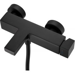 Kronenbach Quara 3.0 Black bateria wannowo-prysznicowa ścienna czarny mat KB100363C11