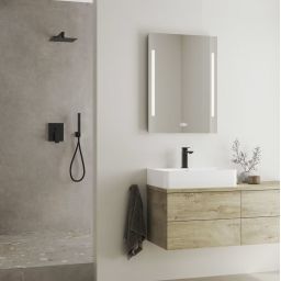 Kronenbach Quara 3.0 Black bateria wannowo-prysznicowa podtynkowa czarny mat KB100364C11