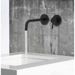 Kronenbach Lima 2.0 Black bateria umywalkowa podtynkowa czarny mat 100.1824SMKBN