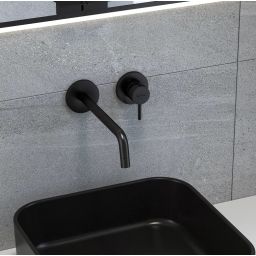 Kronenbach Lima 2.0 Black bateria umywalkowa podtynkowa czarny mat 100.1824SMKBN