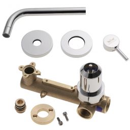 Kronenbach Lima 2.0 bateria umywalkowa podtynkowa chrom 100.1814CRKBN