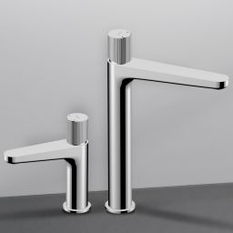 Ksuro 02 bateria umywalkowa stojąca chrom błyszczący 10004010