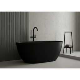 Ksuro 01 bateria wannowo-prysznicowa wolnostojąca czarny mat 13003030