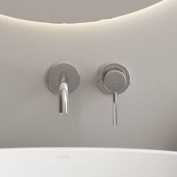 Ksuro 01 bateria umywalkowa podtynkowa chrom błyszczący 10003010