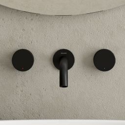 Ksuro 01 bateria umywalkowa podtynkowa czarny mat 10002030