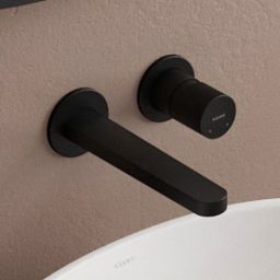 Ksuro 02 bateria umywalkowa podtynkowa czarny mat 10006030