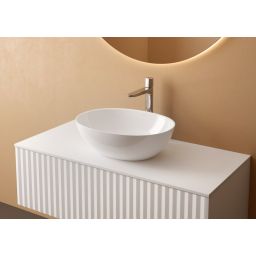 Ksuro 02 bateria umywalkowa stojąca wysoka chrom błyszczący 10005010