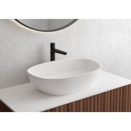 Ksuro 02 bateria umywalkowa stojąca wysoka czarny mat 10005030