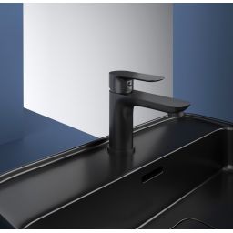 LaVita Spark bateria umywalkowa stojąca czarna