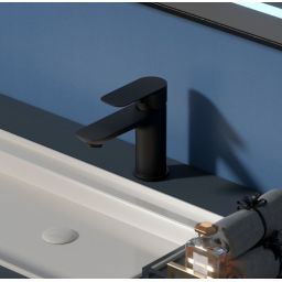 LaVita Spark bateria umywalkowa stojąca czarna