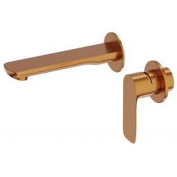 LaVita Spark bateria umywalkowa podtynkowa miedź