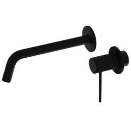 LaVita Orion bateria umywalkowa podtynkowa czarny mat