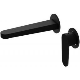 LaVita Cetus bateria umywalkowa podtynkowa czarny mat