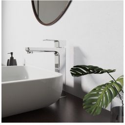 LaVita Aquila bateria umywalkowa stojąca wysoka chrom