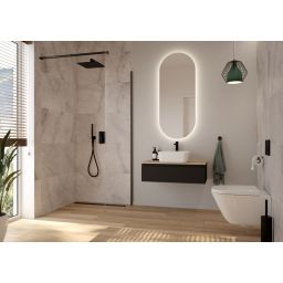 Oltens Hadsel umywalka 38,5x38,5 cm kwadratowa nablatowa biała 40307000