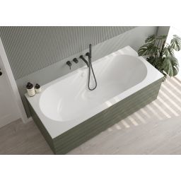 Oltens Molle bateria wannowo-prysznicowa podtynkowa 4-otworowa grafit 34105400