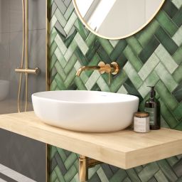 Oltens Molle bateria umywalkowa podtynkowa złoty połysk 32600800