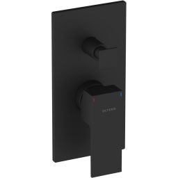 Oltens Gota bateria wannowo-prysznicowa podtynkowa czarny mat 34101300