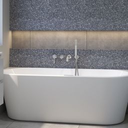 Oltens Molle bateria wannowo-prysznicowa podtynkowa chrom 34105100