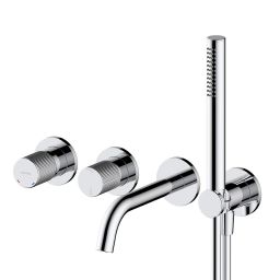 Oltens Hamnes bateria wannowo-prysznicowa podtynkowa chrom 34107100