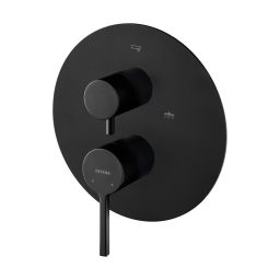 Oltens Rann bateria wannowo-prysznicowa podtynkowa czarny mat 34111300