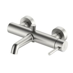 Oltens Molle bateria wannowo-prysznicowa ścienna nikiel 34112910