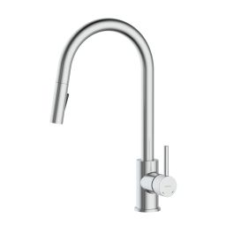 Oltens Litla bateria kuchenna stojąca z wyciąganą wylewką nikiel 35204910