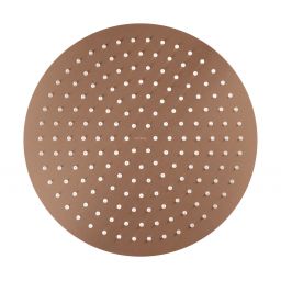 Oltens Vindel deszczownica 30x30 cm okrągła miedź szczotkowana 37006610