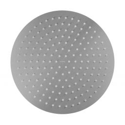 Oltens Vindel deszczownica 30x30 cm okrągła nikiel 37006910