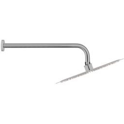 Oltens Vindel deszczownica 30x30 cm okrągła nikiel 37006910