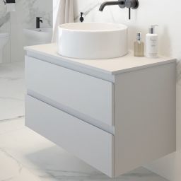 Oltens Vernal szafka 100 cm podumywalkowa wisząca szary mat 60002700