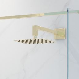 Oltens Vindel (S) deszczownica 30 cm kwadratowa złoty połysk 37001800