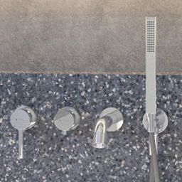 Oltens Molle bateria wannowo-prysznicowa podtynkowa chrom 34105100