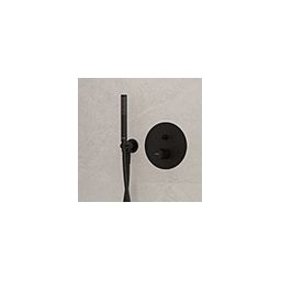 Oltens Hamnes bateria wannowo-prysznicowa podtynkowa czarny mat 34106300