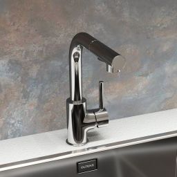 Oltens Myvat bateria kuchenna stojąca chrom 35205100