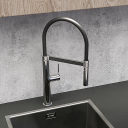 Oltens Borga bateria kuchenna stojąca chrom 35207100