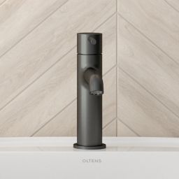 Oltens Molle Slim bateria umywalkowa stojąca grafit 32203400