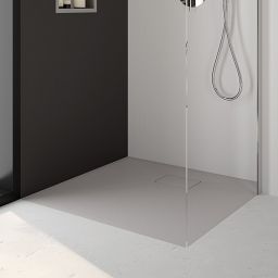 Oltens Bergytan brodzik kwadratowy 100x100 cm RockSurface kaszmir 17102900