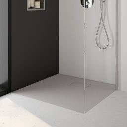 Oltens Bergytan brodzik kwadratowy 90x90 cm RockSurface kaszmir 17101900