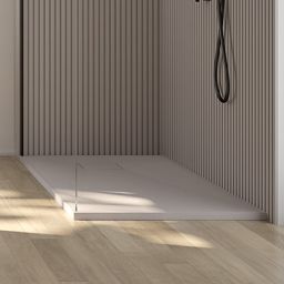 Oltens Bergytan brodzik prostokątny 120x70 cm RockSurface kaszmir 15102900