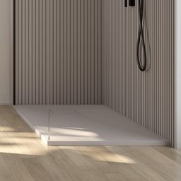 Oltens Bergytan brodzik prostokątny 120x80 cm RockSurface kaszmir 15103900