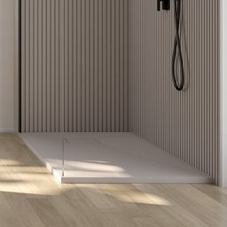 Oltens Bergytan brodzik prostokątny 120x90 cm RockSurface kaszmir 15104900