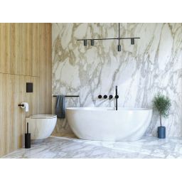 Oltens Hamnes bateria wannowo-prysznicowa podtynkowa czarny mat 34107300