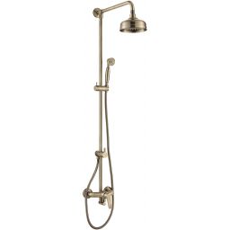 Omnires Art Deco zestaw prysznicowy ścienny brąz antyczny AD5144BR