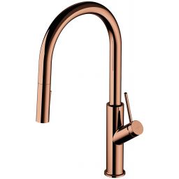 Outlet - Omnires Bend bateria kuchenna stojąca miedziana BE6455CP