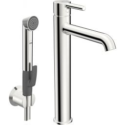 Oras Optima Style bateria umywalkowa stojąca ze słuchawką typu bidetta chrom 2602FH