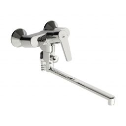 Oras Saga bateria wannowo-prysznicowa ścienna z kompletem natryskowym chrom 3945Y