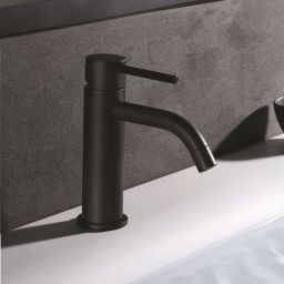 Paffoni Light bateria umywalkowa czarny mat LIG071NO