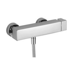 Paffoni Level Cubo bateria prysznicowa ścienna chrom LEC168CR